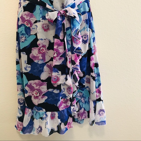 NWT Liza Luxe (ModCloth) Ruffle Floral Dress - Picture 3 of 8
